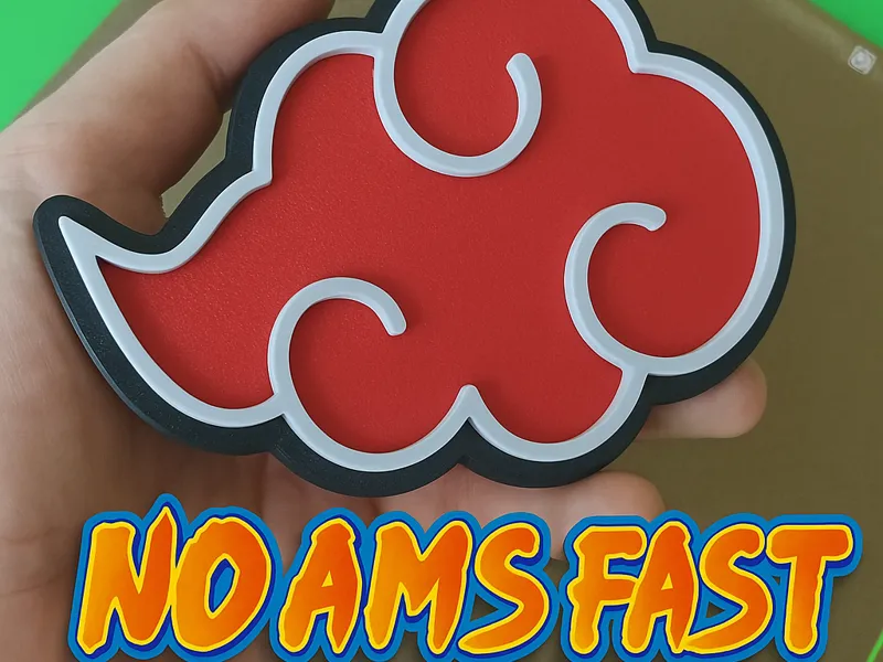 Nuage Akatsuki – Naruto (Fan Art 3D Print)