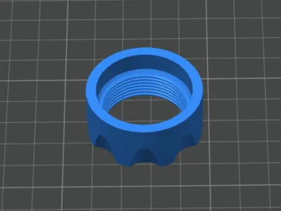 30mm threaded nut for Octa Spool Roller by ICY