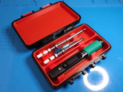Mini Pinecil Case (stores iron + 2 tips)