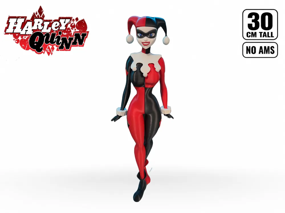 Accesorio para impresora 3D: Harley Quinn 30cm No-AMS Collector Figure. Referencia del modelo original.