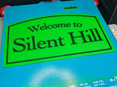 Welcome To Silent Hill Wall Plaque