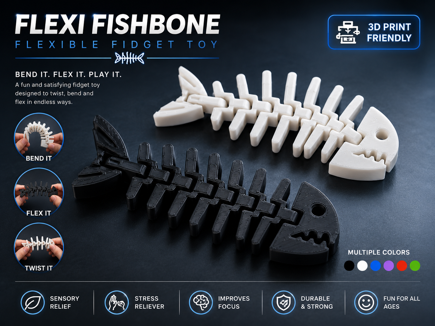 Flexible fish