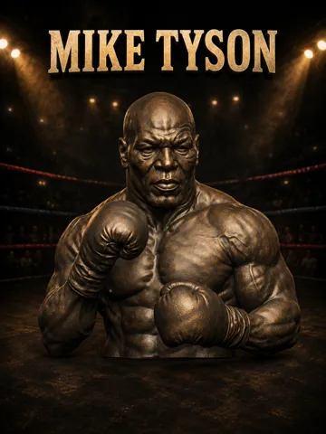 Caja o estuche: Mike Tyson Boxing Bust — vista de referencia 2