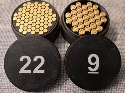 Ammunition box cal. 22 73 rounds / 9mm 31 rounds
