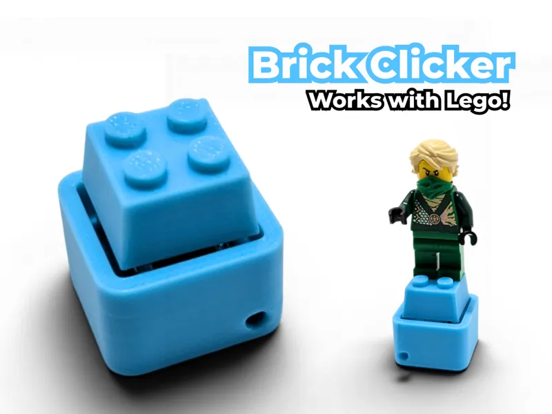 Brick Clicker - Blocks Compatible Fidget & Keycap