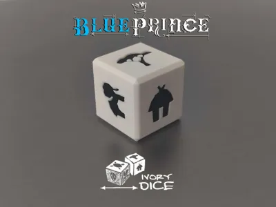 Blue Prince - Ivory Dice Calibration Cube NO AMS