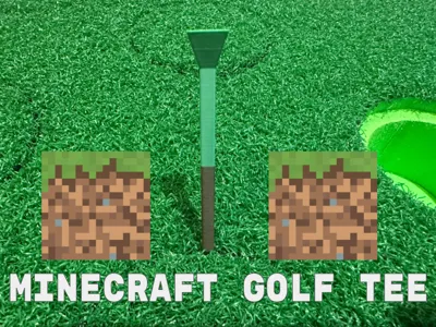 Minecraft Golf Tee