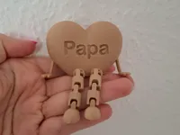 Cœur flexible articulé « Papa » — photo 1