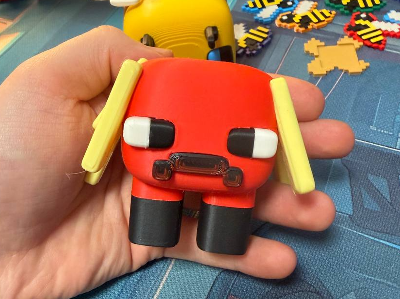 Minecraft Cute Strider MULTI PART PRINT NO AMS