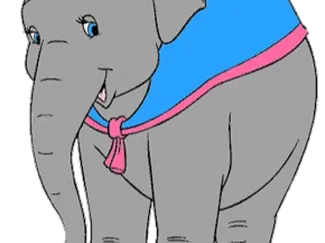 Mrs. Jumbo Dumbo Keychain