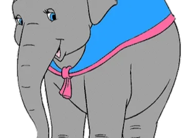 Mrs. Jumbo Dumbo Keychain