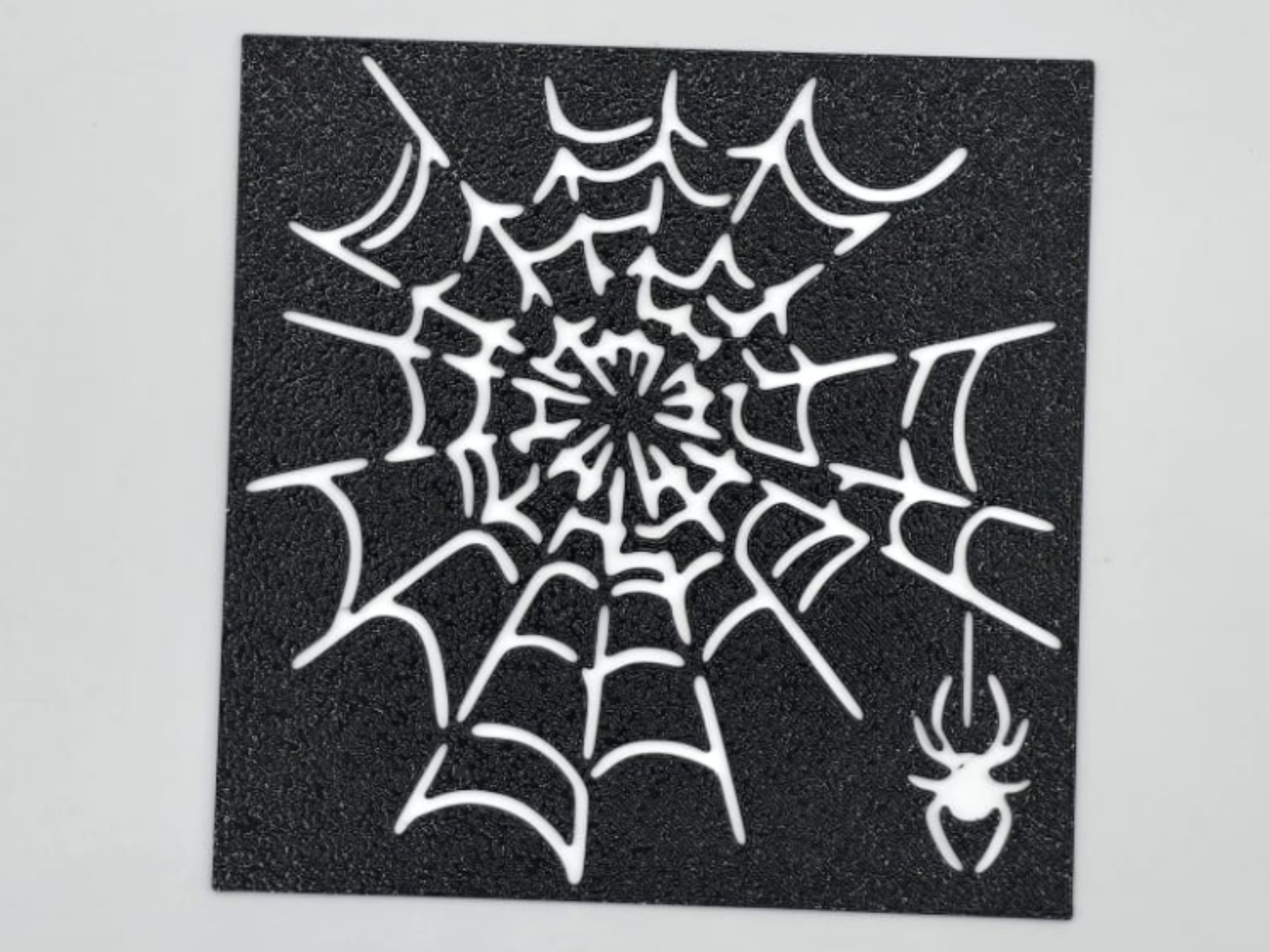 Spiderweb Stencil Halloween Festive