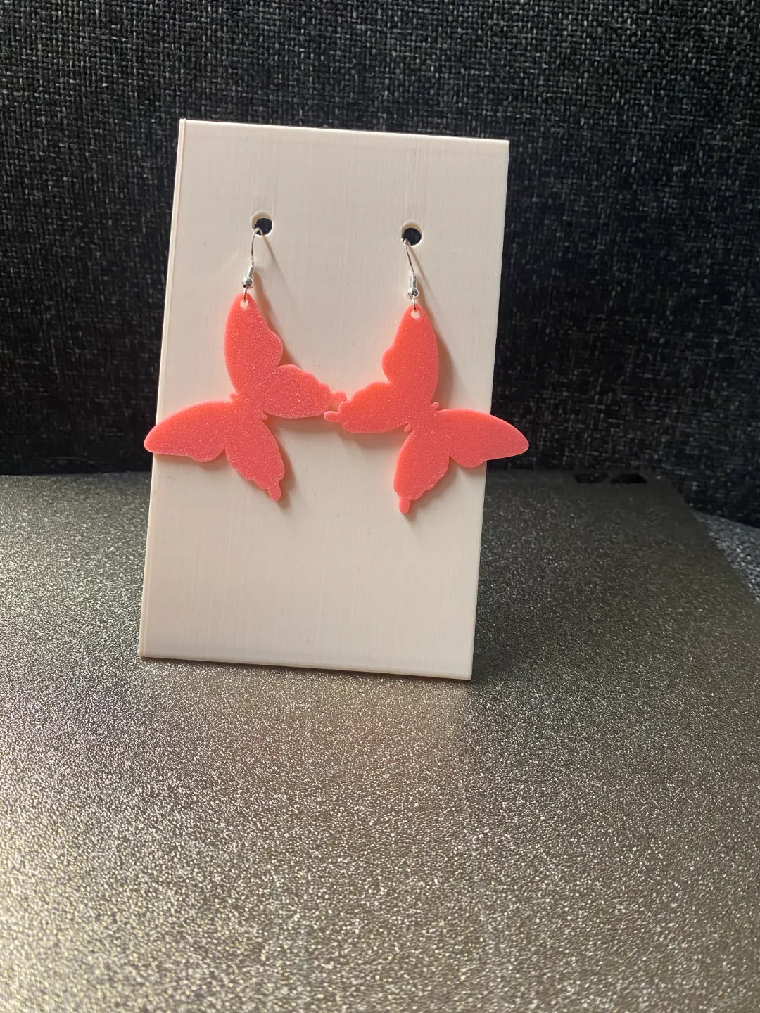 butterfly earrings view 2