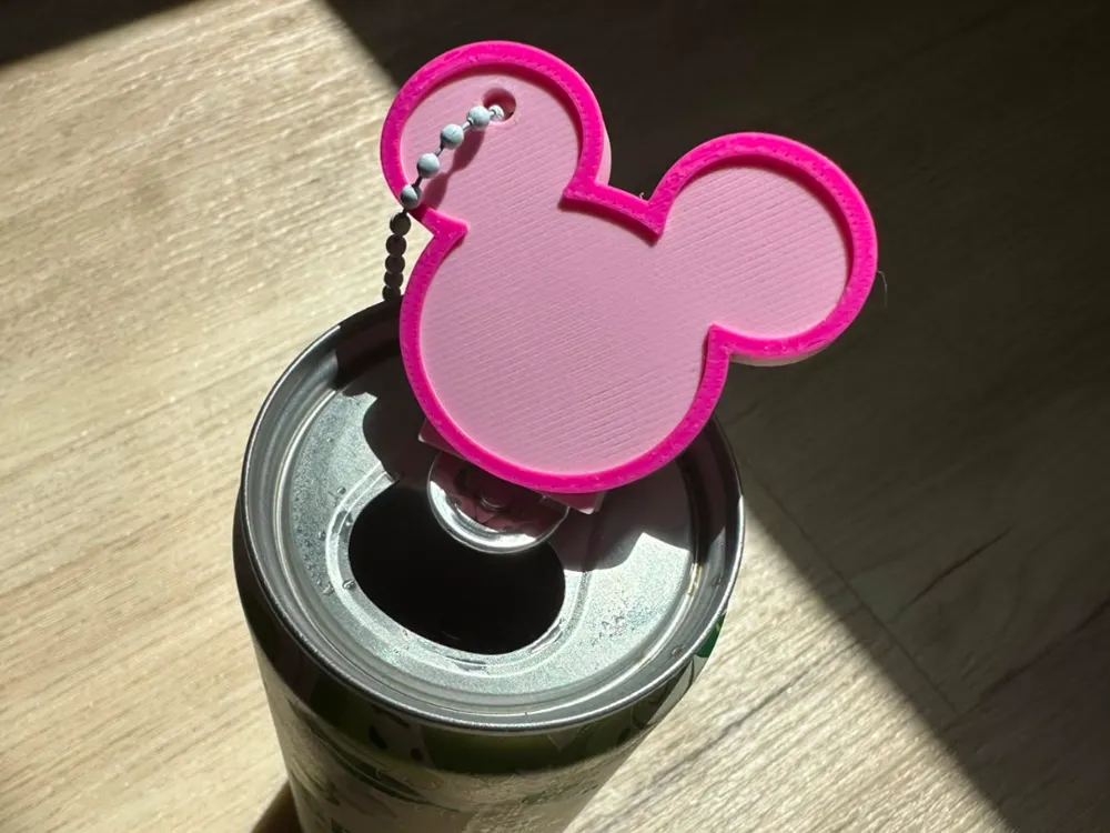 Modelo para impresión 3D: ABRIDOR DE LATA MICKEY. Referencia del modelo original.