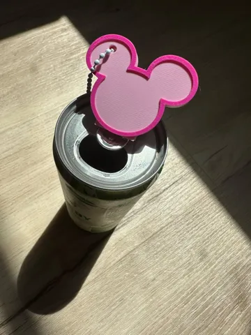 Modelo para impresión 3D: ABRIDOR DE LATA MICKEY — vista de referencia 3