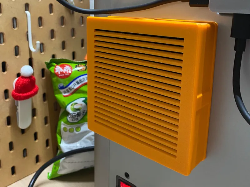Magnetic air filter combination