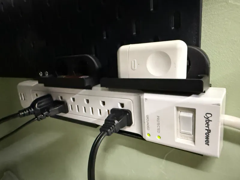Skadis Horizontal Power Strip Holder