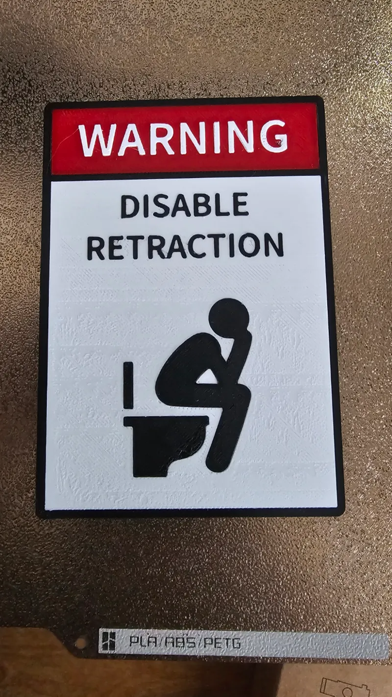 Warning disable retraction