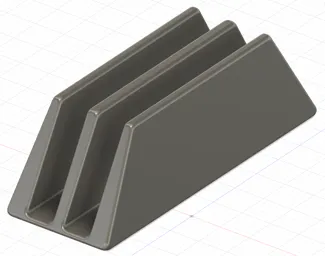 Dual Vertical Laptop Holder