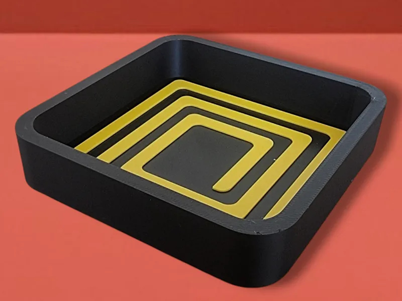 Square Spiral Tray