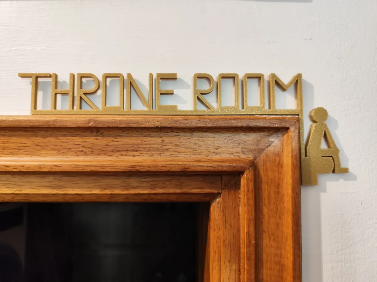 Dekoratif Kral Tahtı Süs, Özel Tasarım Metal Çerçeve, Koleksiyonluk Hediye