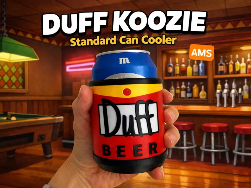 Koozie Duff para lata estándar – Can Holder