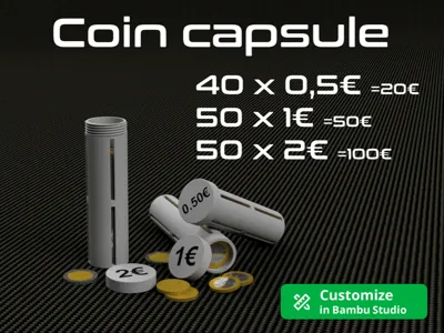 Coin capsule - Organizer