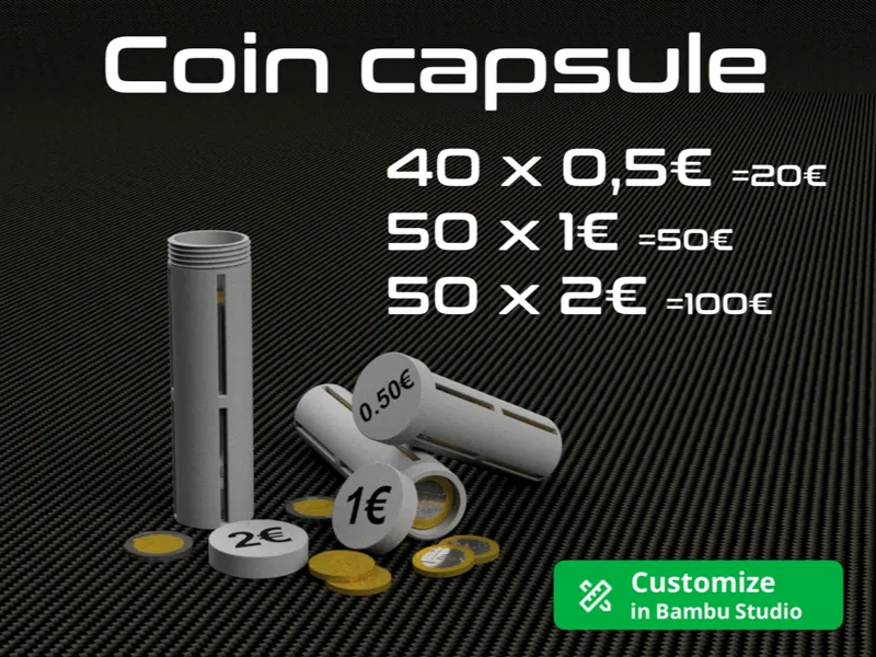 Coin capsule - Organizer