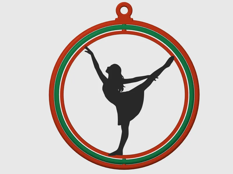 Lyrical Dancer Ornament