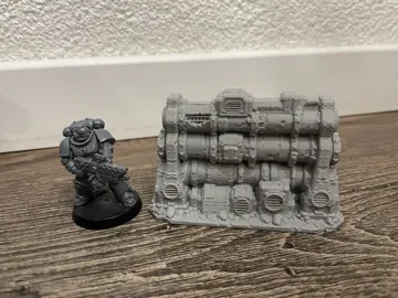 Escenografía en miniatura: Industrial Pipe Wall – Line of Sight Blocker — vista de referencia 3