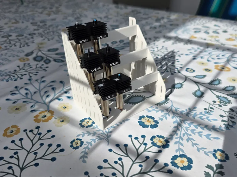 Simple Nozzle Rail Rack