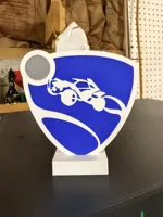 Logo with stand