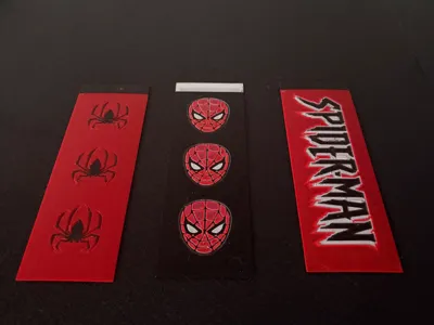 SpiderMan Themed Bookmark