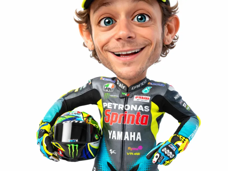 valentino rossi semi realis figure