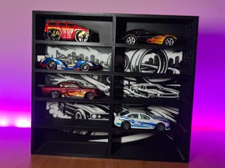 Hot Wheels Organizer - Muscle Car background theme