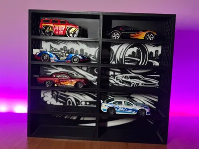 Hot Wheels Organizer - Muscle Car background theme