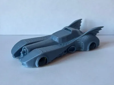 Batmobile on Marbles