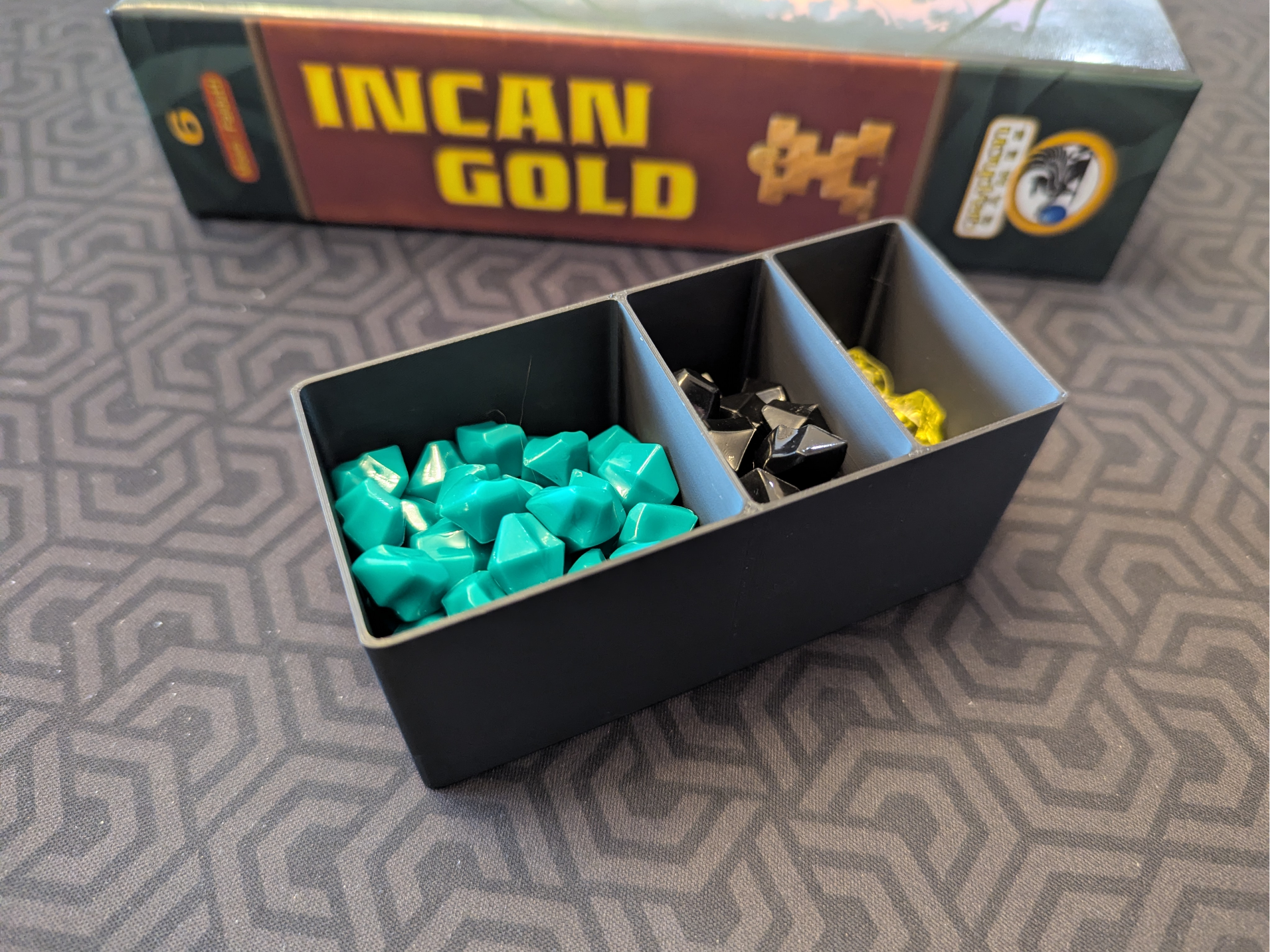Incan Gold gem organizer