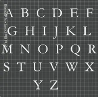 Alphabet sculpté façon Garamond — photo 7