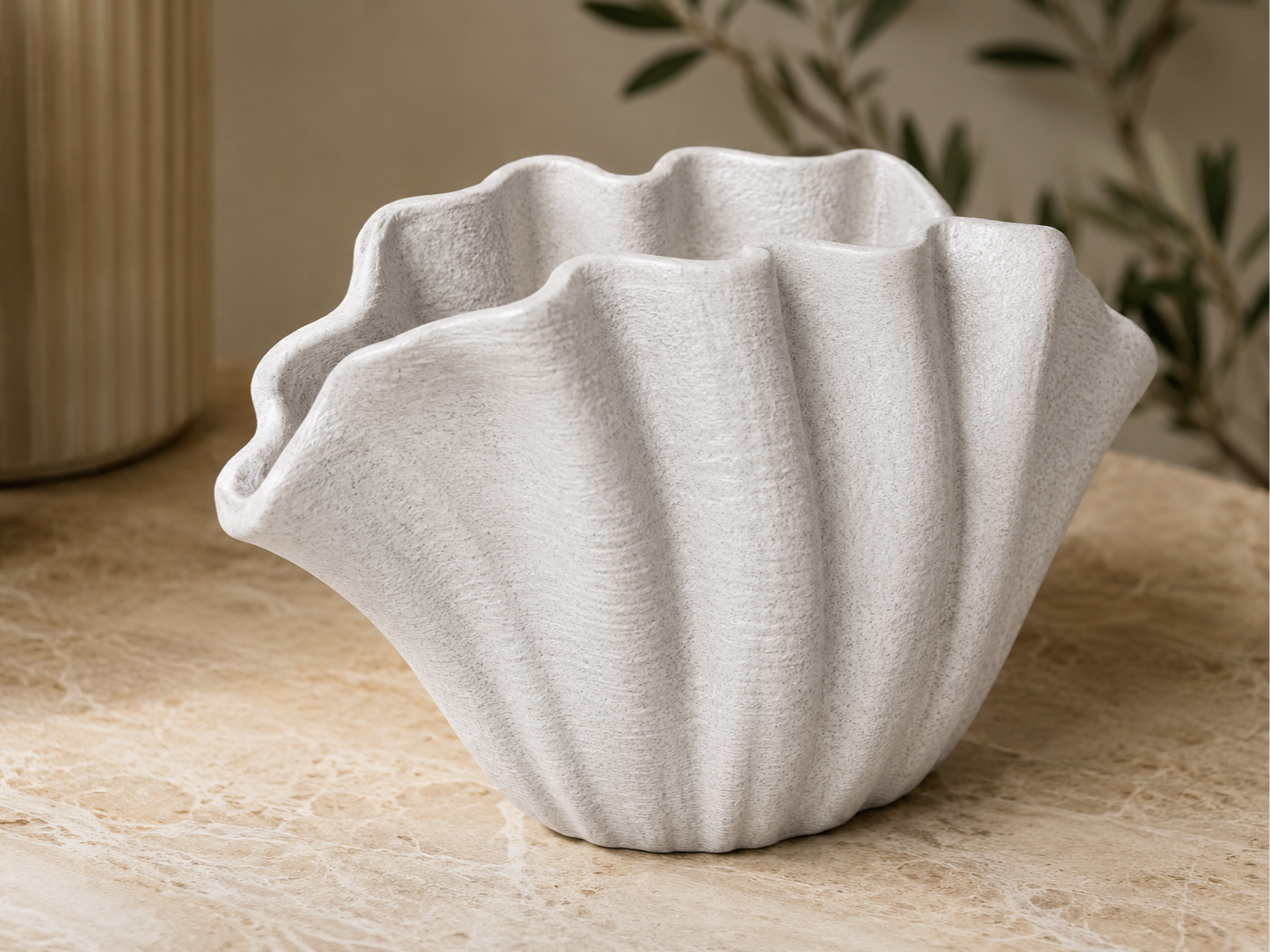 Decorative Shell Vase / Bowl