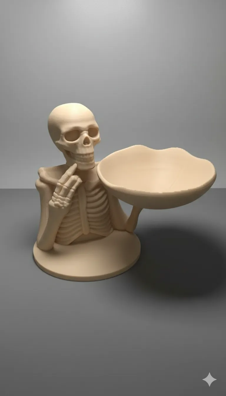 Candybowl skeleton - Free 3D Print Model - MakerWorld