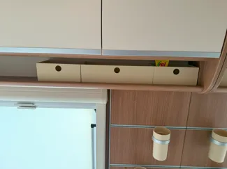 Fendt Wohnwagen Boxen/Kisten für das Fach im Bad