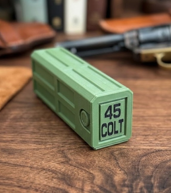 Miniatura 2 do modelo 3D Stackable Ammo Box - 45 Colt- 20RD