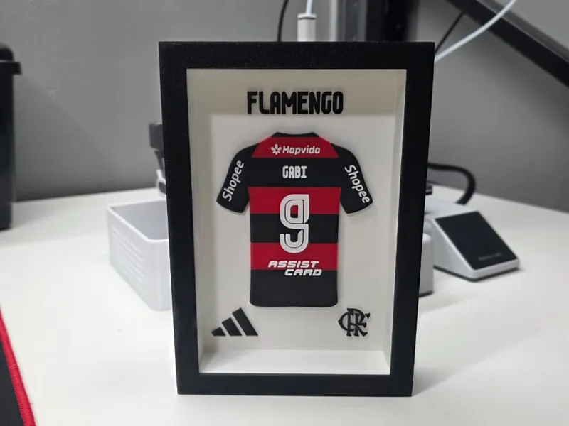 Quadro – Camisa do Flamengo - GABI