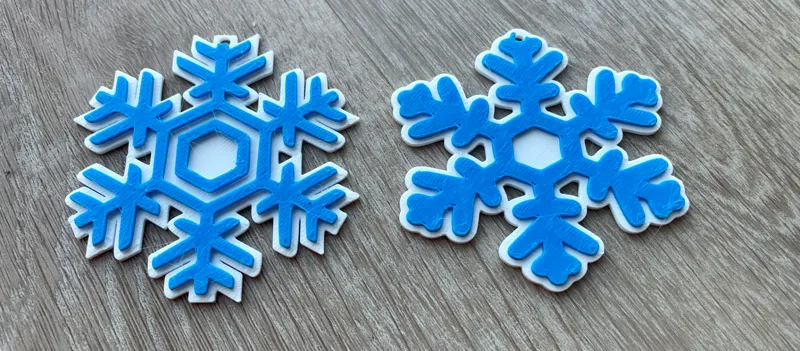 Snowflake ornaments