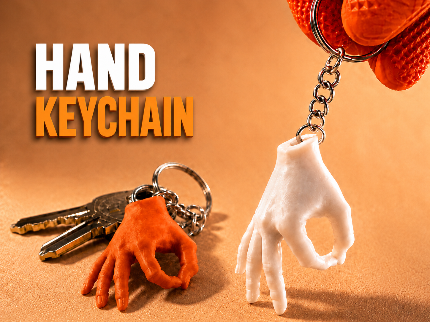 Circle Game Hand Keychain