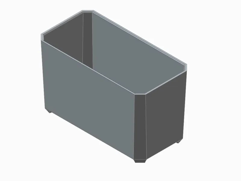 Sortimo T-Boxx Bin 1x2 H63