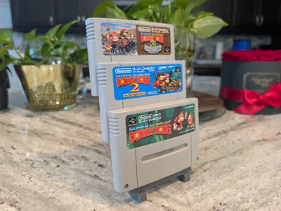 Minimalist Super Famicom / SNES Cartridge Stand