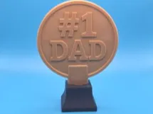 #1 DAD TROPHY