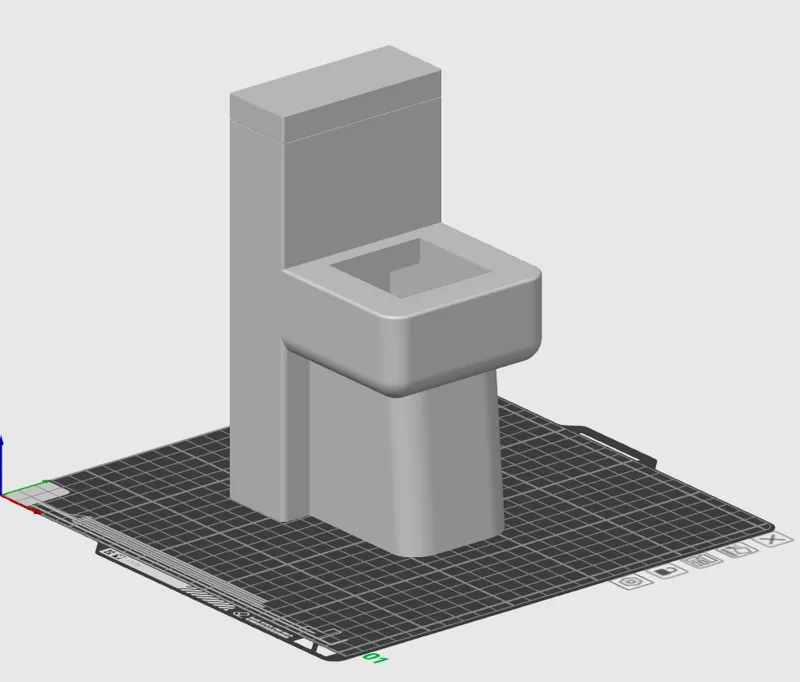 Bambu Filament Pooper Bin Bucket